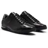 BOSS Saturn Lowp Baskets en cuir avec doublure anti-odeurs pour homme, Noir, 44 EU