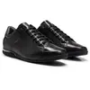 BOSS Saturn Lowp Baskets en cuir avec doublure anti-odeurs pour homme, Noir, 40 EU