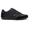Boss Saturn Lowp Sneakers - Textiel - Heren - Zwart - Maat 42