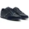 BOSS Saturn Lowp Baskets mixtes en daim et cuir synthétique pour homme Taille, noir foncé, 40 EU
