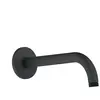 Bras de douche mural - DURAVIT - Universal 21 cm - Noir mat