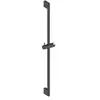 Duravit, Barre de douche + curseur, Barre de douche 700mm noir mat