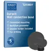 Duravit, Système de douche, Coude de raccordement mural rosace ronde n...