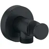 Coude de raccordement rond DURAVIT Universal noir mat