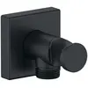 Coude de raccordement carré DURAVIT Universal noir mat