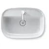 Duravit, Lavabo, Vasque à poser Zencha sans robinetterie avec bloc de ...
