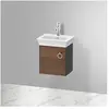 Duravit, Meuble sous-lavabo, White Tulip, meuble sous vasque suspendu,...