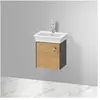 Duravit, Meuble sous-lavabo, White Tulip, meuble sous vasque suspendu,...