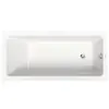 Duravit, Baignoire, Baignoire No 1 1 dossier incliné blanc 1500x700mm ...