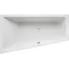 Duravit, Baignoire, Baignoire trapézoïdale No 1 1 dossier incliné à ga...