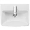 Duravit, Lavabo, Lave-mains No 1 blanc, avec trop-plein, 1 trou pour r...