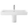 Duravit No.1 wastafel 80x46x17.3cm Hoogglans Wit