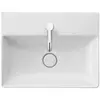 Duravit, Lavabo, Lavabo DURASQUARE COMPACT sans cuvette 500x400mm sans...