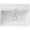 Duravit, Lavabo, Lavabo DURASQUARE COMPACT sans meuble avec plan de to...