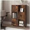 Bibliothèque WOLTU - Armoire avec 3 Portes en MDF - 60x29x91cm - pour ...