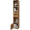 Bibliothèque Étagère WOLTU - 30x24x158cm - 3 Compartiments Ouverts - 2...