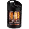 Chauffage infrarouge Blumfeldt Heat Guru 360 - Noir - Electrique - 14m² - Anti basculement