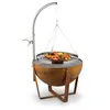 Blumfeldt Blum Fire Globe Braséro Avec Barbecue Ø 60 Cm Acier