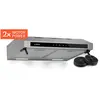 Klarstein Purista Force Afzuigkap - Wandafzuigkap - 60 cm - 400 m³/h -...