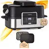 Klarstein Combo Air grill heteluchtfriteuse 5 programma's 1500 watt 4,5 liter grillmand 2,5 liter frituurmand