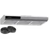 Klarstein Contempo 90 - Afzuigkap - Onderbouw - 90 cm - Zilver