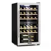 Cave à vin - Klarstein- 2 zones pour 29 bouteilles / 80L- Armoire à vi...