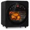 Klarstein AeroVital easy touch heteluchtfriteuse 1700W 14L 16 programma's zwart