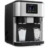Klarstein Eiszeit Crush Ijsblokjesmachine - 2 Formaten - Crushed ice - Zilver