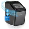 KLARSTEIN Partytime ijsblokjesmachine helder ijs 15kg/24h roestvrij staal