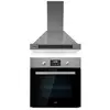 Four - Klarstein Kalahari Zelda Set + hotte aspirante 60cm - Inox