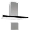 Klarstein Madonna Hotte îlot 90cm + filtre recyclage d'air 500 m³/h inox