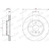Remschijf DDF2769C Ferodo