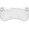 FERODO Plaquettes de frein X4 pour MERCEDES-BENZ: Classe GLC, Classe G...