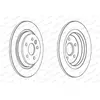 FERODO Disques de frein DDF1720C