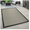 PACO HOME Tapis Intérieur & Extérieur Tissage À Plat Moderne Look Naturel Uni En Gris [80x150 cm]