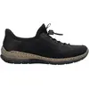 Basket Basse - RIEKER - Scuba - Lacets - Noir - Femme