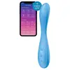 Satisfyer 'G-Spot Flex 4 Connect App', 23 cm, met app, g-spot-vibrator, flexibel, 2 motoren