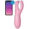 Satisfyer, vibrator, oplegvibrator, 'Treesome 4', 14 cm, met app, 3 mo...