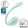 SATISFYER   SMOOTH PETAL G-POINT STIMULATOR WATER GREEN FREE APP
