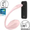 Satisfyer - Ribbed Petal - Draagbare Vibrator - Panty Vibrator - Vibrerend Eitje - Roze