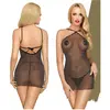 Penthouse Lingerie Bombshell Glitter - Erotische jurk - Maat M/L - Zwart