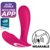 Satisfyer, draagbare Bluetooth vibrator, Top Secret, 11 cm, met app, draagbare vibrator