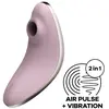 Satisfyer 'Vulva Lover 1', 12 cm, drukgolf vibrator, 2:1 drukgolven en vibratie