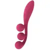 Satisfyer Tri Ball 1, 20,5 cm, vibromasseur à poser, 3 moteurs