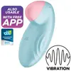 Satisfyer, vibrator, oplegvibrator, 'Tropical Tip Connect App', Bluetooth, met app, speels design