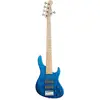 Sadowsky MetroLine 24-5 Modern Ash Blue Transparent Satin 5-snarige el...