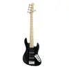 Sadowsky MetroLine 21-5 Vintage Ash Solid Black Satin 5-snarige elektr...