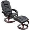 TECTAKE Fauteuil relax pied rond