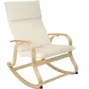 TECTAKE Fauteuil à bascule Roca