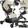 tectake® - Buggy kinderwagen Finn - Lichtgewicht plooibuggy - Inklapba...